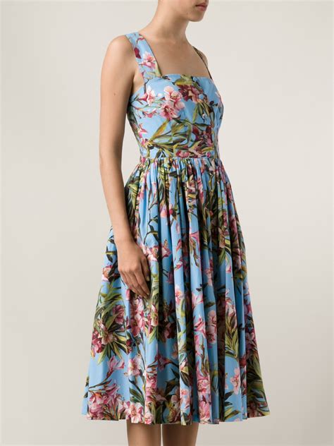 dolce gabbana blue rose dress|dolce gabbana floral dress sale.